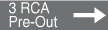 3 RCA Pre-Out