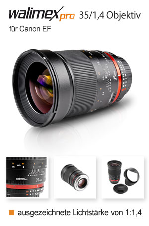 walimex pro 35/1,4 Objektiv