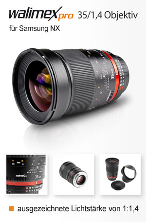 walimex pro 35/1,4 Objektiv