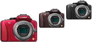 Panasonic Lumix DMC-G3 Systemkamera Geh&auml;use rot
