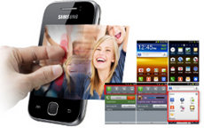 Benutzeroberfl&auml;che TouchWiz