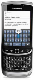 Touchscreen und QWERTZ-Tastatur
