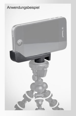 walimex Stativ- & Tischhalter f&uuml;r Apple iPhone 4