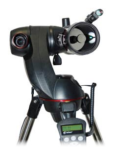Die kompakte Montierung mit StarSense-Kamera und 90mm-Maksutow