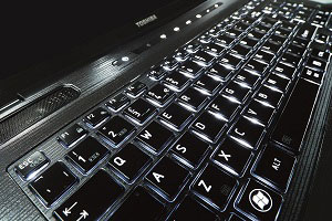 Beleuchtete Tastatur