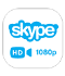 Full HD-Videogespräche in 1080p über Skype