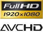 FullHD 1920x1080 AVCHD