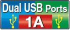 Dual USB Ports