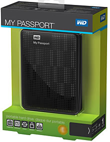 My Passport - Tragbare Festplatte in Tiefschwarz