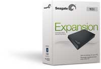 Produktverpackung Seagate Expansion portable Festplatte