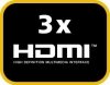 3 x HDMI