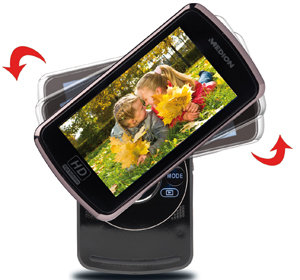 schwenkbarer 8,89 cm/3,5Zoll LC-Display
