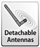 Abnehmbare Antenne