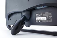 AOC F22+ R&uuml;ckansicht mit Standfu&szlig;