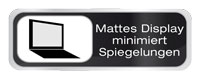 mattiertes Display