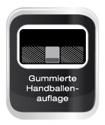 gummierte Handballenauflage