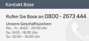 Bose Produktregistrierung