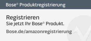 Bose Produktregistrierung