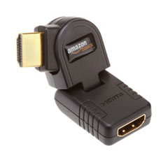 AmazonBasics HDMI Male to Female Swivel Adapter