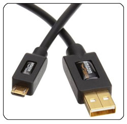 AmazonBasics USB 2.0 A-Male to B-Micro Cable (6 Feet/1.8 Meters)