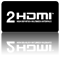 Zwei HDMI Anschl&uuml;sse