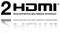 2x HDMI 