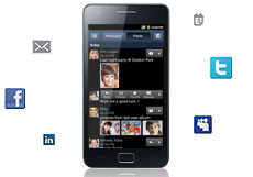 Samsung Galaxy S II - Social Hub