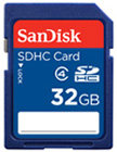 SanDisk Standard SDHC&trade;-Karte