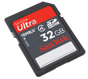 SanDisk Standard SDHC&trade;-Karte