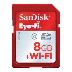 SanDisk Eye-Fi SDHC 8GB + Wi-Fi
