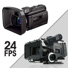 Mit dem 24p-Modus verleihen Sie Ihren Filmen den typischen Kinolook.