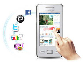 Das neue Samsung Star II S5260 bei amazon.de