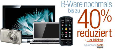 B-Ware nochmals bis 40% reduziert