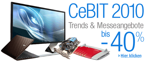 CeBIT 2010 - Trends und Messeangebote