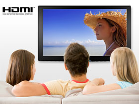 Schlie&szlig;en Sie Ihre Kamera &uuml;ber das  HDMI-Kabel an Ihren HD-Fernseher an und  genie&szlig;en Sie eine sofortige HD-Wiedergabe. 