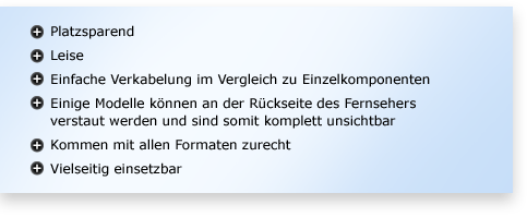 Vorteile der Living Room PCs