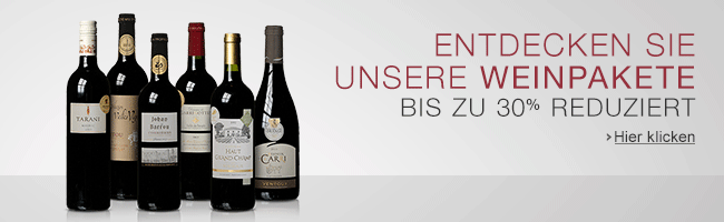 Reduzierte Weinpakete