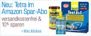 Neu: Tetra Aquaristikbedarf im Amazon Spar-Abo
