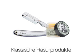 Klassische Rasurprodukte