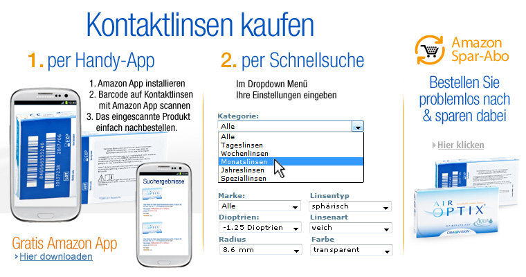 Kontaktlinsen kaufen bei Amazon.de