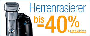 Herrenrasierer -40% reduziert