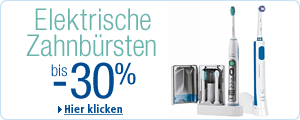 Elektrische Zahnb�rste -30 Prozent