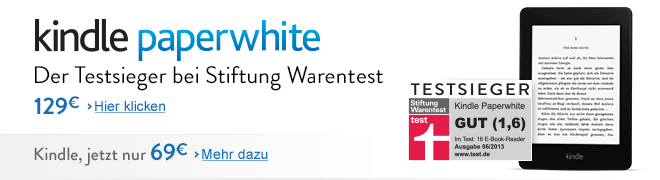 Kindle Paperwhite: der Testsieger bei Stiftung Warentest