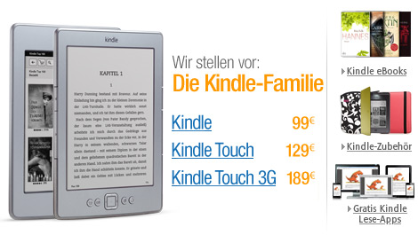 Wir stellen vor: Die Kindle-Familie