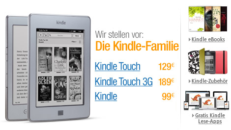 Wir stellen vor: Die Kindle-Familie
