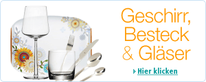 Geschirr, Besteck, Glaeser