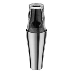 Carl Mertens Boston Shaker mit R&uuml;hrglas HAMPTON