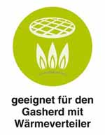 Geeignet f&uuml;r den Gasherd mit W&auml;rmeverteiler