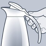 Unklompizierte Ein-Hand-Bedienung