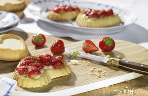 Erdbeerkuchen